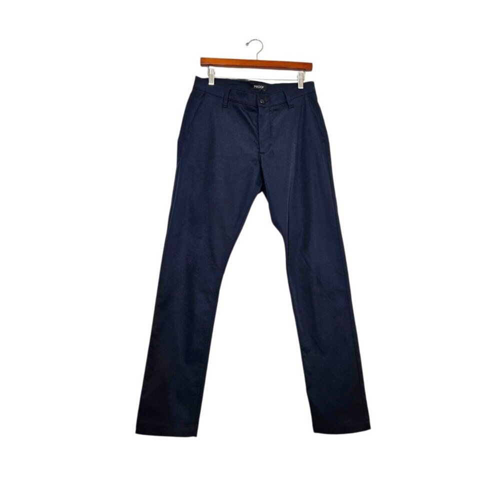 Proof Nomad Pants Men's 31 Blue Stretch Performance Chino 31x32